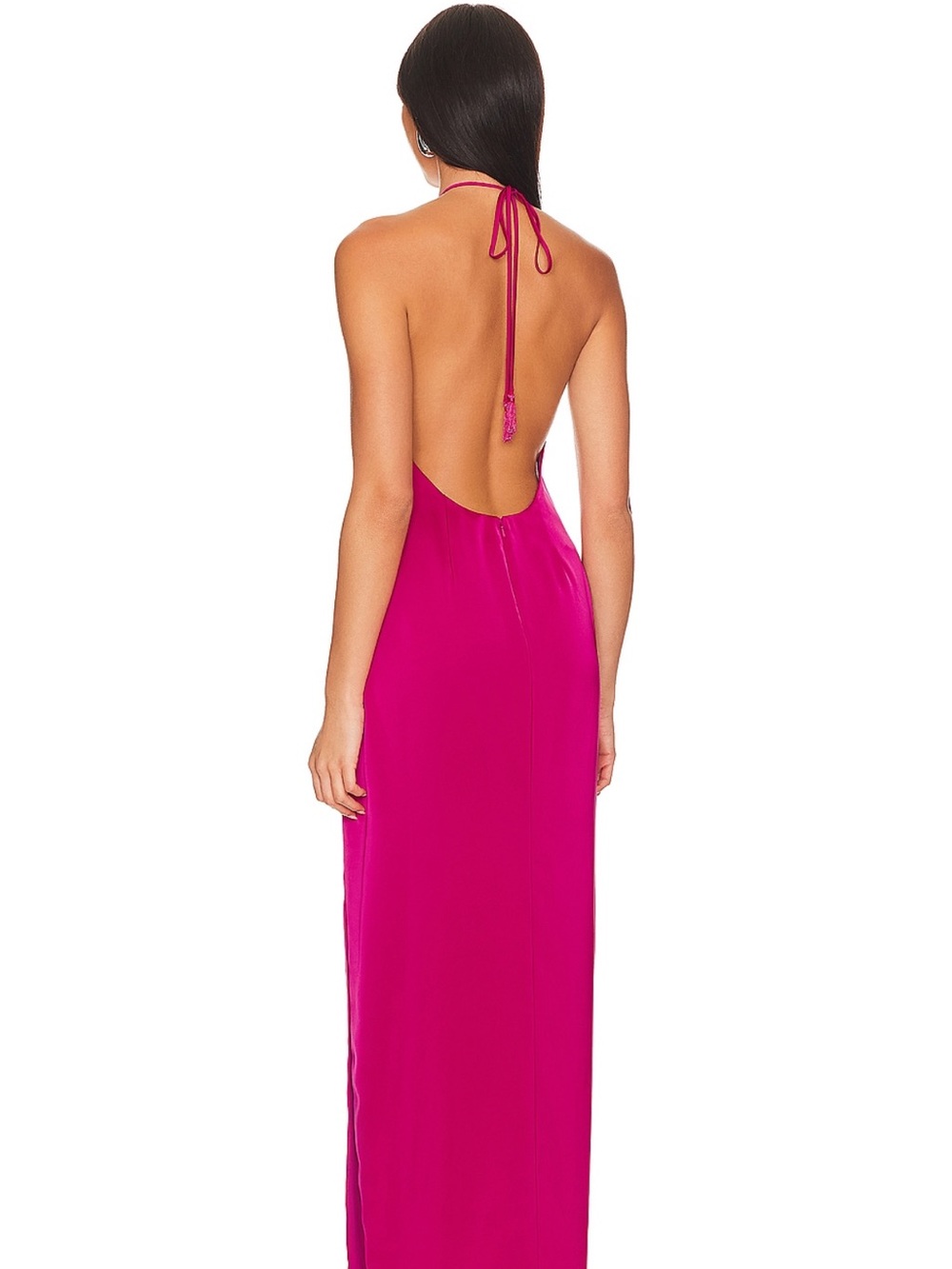 REVOLVE- Katie May Halter Open-Back Maxi Dress